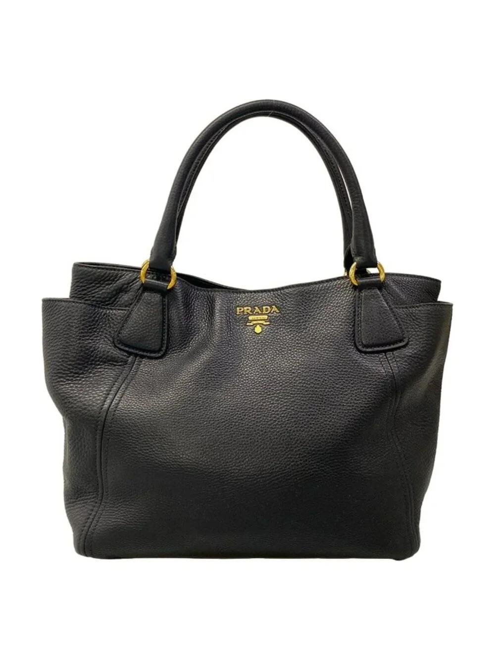 Prada Tote Black Leather